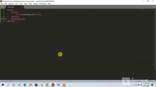 Sublime text installation to run html code | html code in sublime text