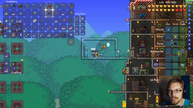 Terraria 1.2.4.1 - СТЕКЛОПЛАВИЛЬНАЯ ПЕЧЬ И СТЕКЛЯННЫЙ ДОМИК смотреть онлайн