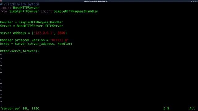 Setup a Webserver with Python Linux Tutorials clip23 смотреть онлайн