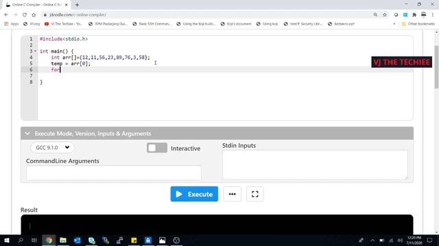 C Program to find Largest or Smallest number in an Array | C Programming| Array |Small Large number смотреть онлайн