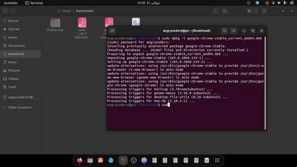 deb file dpkg Debian package install