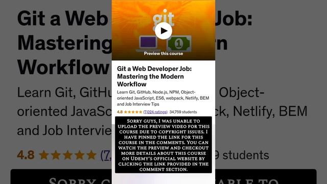 Git a Web Developer Job: Mastering the Modern Workflow смотреть онлайн