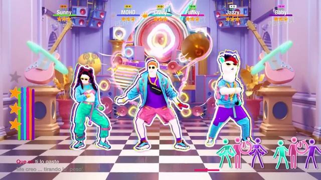 Just Dance 2022 : China By Anuel AA, Daddy Yankee, Karol G Ft. Ozuna, J Balvin (Gameplay 6 Players) смотреть онлайн