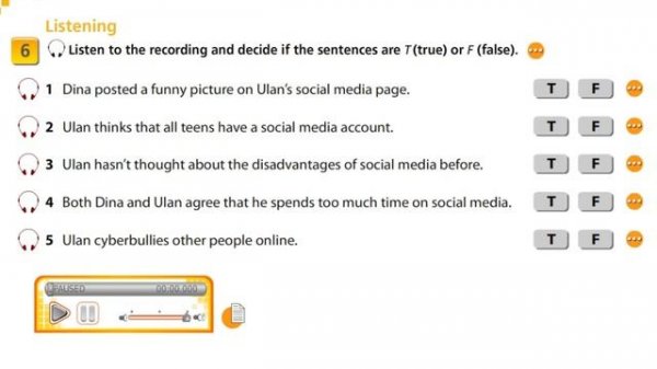 Aspect 10 grade Module 8 Progress Check Listening