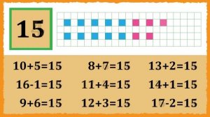 Счет до 20. Числа от 1 до 20. Состав чисел. Примеры.  Математика 1 класс. Подготовка к школе.