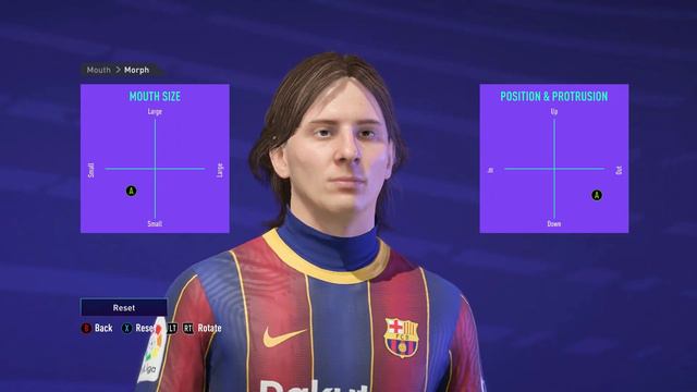 FIFA21 Faces Virtual Pro club look alike Lionel Messi // Barcelona // Spain // Young Version смотреть онлайн