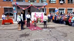 Последний звонок. 9 класс.Сценка ОГЭ. МОУ«Октябрьская СОШ».