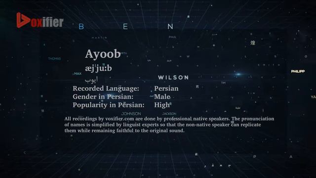 How to Pronunce Ayoob (ایوب) in Persian (Farsi) - Voxifier.com смотреть онлайн