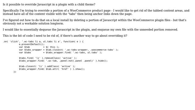 Wordpress: Override Javascript in a Plugin? (2 Solutions!!) смотреть онлайн