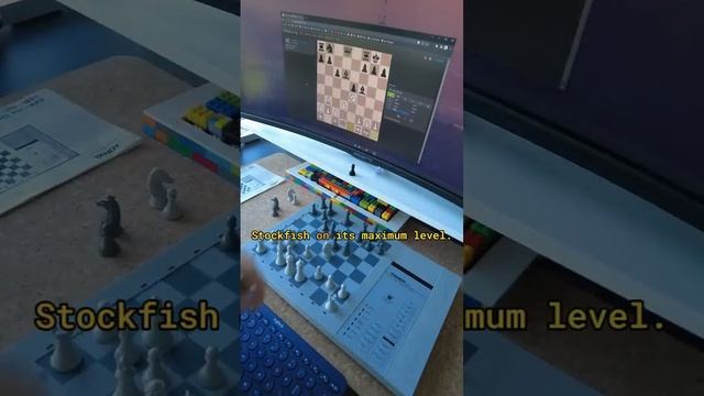 Stockfish vs 1980s Tandy Chess Computer #chess смотреть онлайн