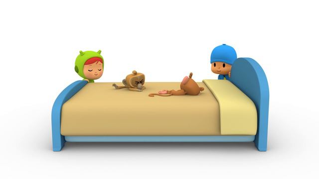 Cinq Petits Singes ! | Pocoyo en Français | Comptines pour Bébés | Apprendre à Compter смотреть онлайн