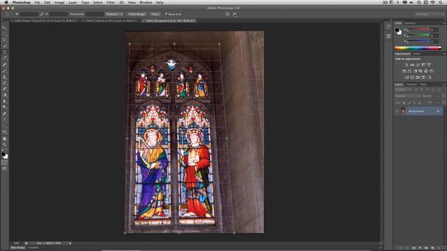 Photoshop Lesson 19 Perspective Cropping смотреть онлайн