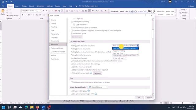 How To Change Text Format as the Destination While Pasting in MS Word смотреть онлайн