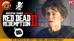 «Все запросы на охоту» Выставка дикой природы | Прохождение RDR 2 на Золото 🏆 Без комментариев