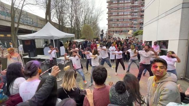 Holi 2023 Celebrations In Brussels, Belgium | Holi Celebrations In Foreign Country | European Holi