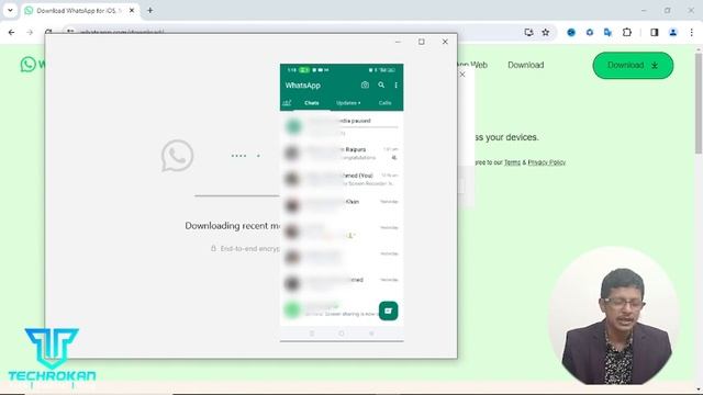 How To Use WhatsApp Web I WhatsApp Web Bangla Tutorial I Techrokan