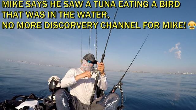Pelagic Fishing With Live Bait from A MOTORIZED KAYAK ! смотреть онлайн