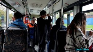 ?? «Очередной немец в Санкт-Петербурге!» ?? + редкий выход этого автобуса на 12 маршрут!