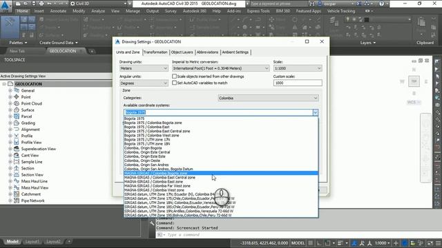 ACTIVAR PESTAÑA GEOLOCATION SISTEMA DE COORDENADAS MAGNA SIRGAS ORIGEN BOGOTA AUTOCAD CIVIL 3D смотреть онлайн