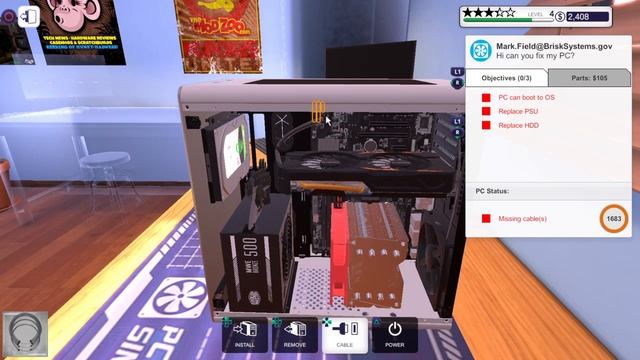 PC Building Simulator 2019| Ep. 4 Impossible 3D Mark Score!! смотреть онлайн