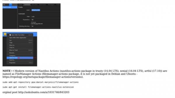 Ubuntu: Add open with vscode to context menu in Ubuntu (2 Solutions!!)