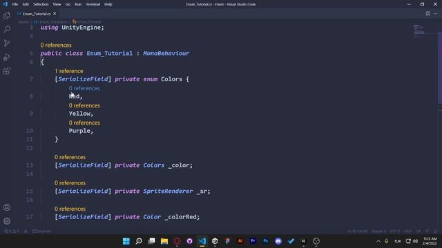 Unity | Enum смотреть онлайн