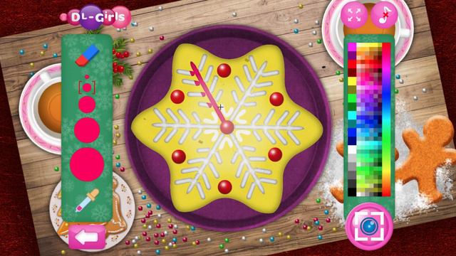 Раскрашиваем рождественский пряник!(Coloring Christmas Gingerbread ! ) смотреть онлайн