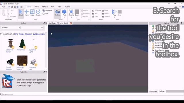 [HowToTutorials] How To Add Tools your ROBLOX place смотреть онлайн