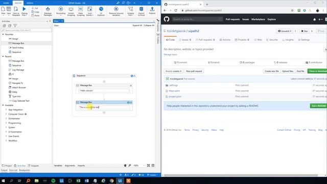 How to use UiPath and Github together смотреть онлайн