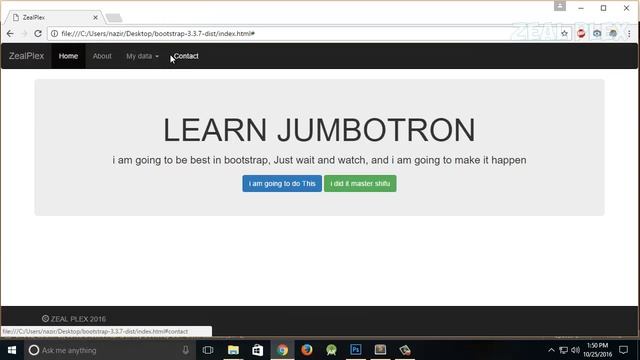 bootstrap tutorial for beginners Modal part 11 смотреть онлайн