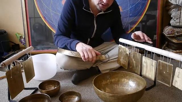 Поющие чаши. Тибетские чаши. Комплекты тибетских поющих чаш для звукового массажа, медитаций и т.д. смотреть онлайн