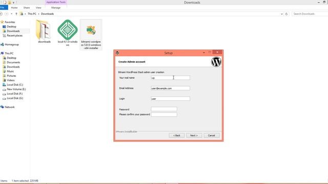 How to install WordPress(free) on localhost using Bitnami for Practice смотреть онлайн
