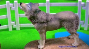 Happy Cute ZOO Animals - Toys for Kids - Tiger Elephant Leopard Bear Wolf