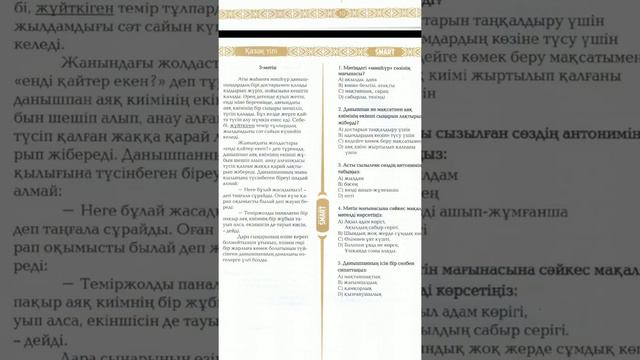 НИШ(НЗМ).Қазақ тілінен 5- видео-мәтін. смотреть онлайн