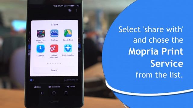 How to share-to-print on Android смотреть онлайн