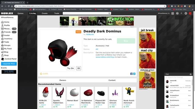 NEW ROBLOX DOMINUS IS OUT! DEADLY DARK DOMINUS! (TOY CODE) смотреть онлайн