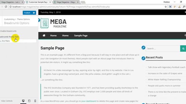 How To Customize WordPress Magazine Themes - Mega Magazine Free WordPress Magazine Theme смотреть онлайн