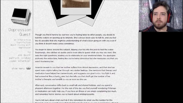 Depression Quest: A Depression Simulator смотреть онлайн