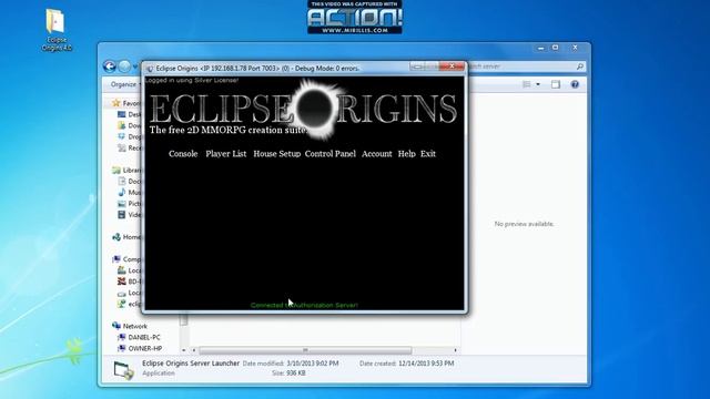 Eclipse Origins Tutorial#1: Getting your game online! смотреть онлайн