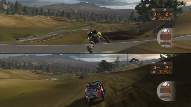Baja: Edge of Control HD 2 player local splitscreen смотреть онлайн