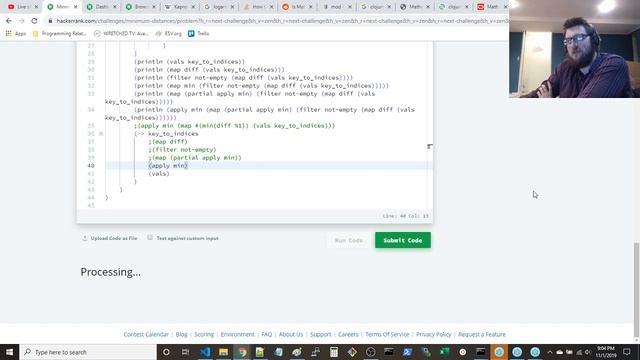 Let's learn Clojure! HackerRank (Easy) - Minimum Distances смотреть онлайн