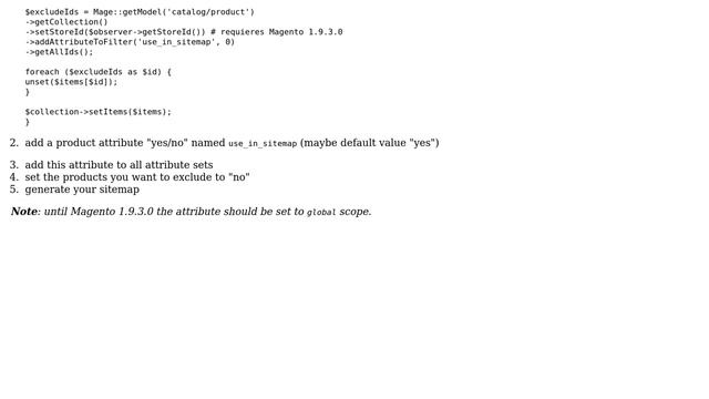 Magento: Exclude certain products from Magento sitemap.xml generation (4 Solutions!!) смотреть онлайн
