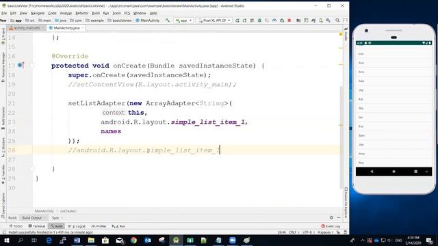 Use ListActivity as a ListView for Android App смотреть онлайн