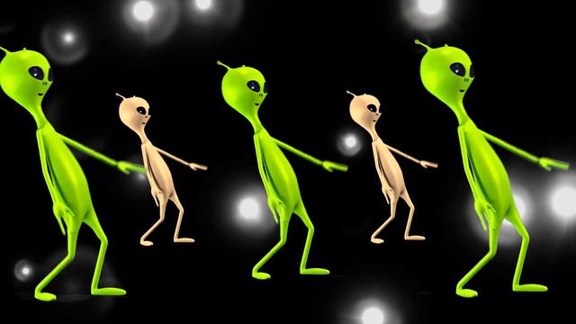 THE ALIEN SHOW || Cool Alien Dance Performance || Green Alien Dance || Dame Tu Cosita