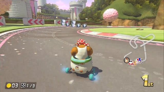 Banana Cup Backwards in Mario Kart 8 Deluxe смотреть онлайн
