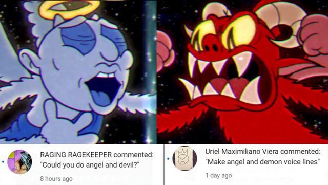 Cuphead: The Delicious Last Course - All Devil & Angel Voice Line/SFX - One Hell of a Nightmare смотреть онлайн