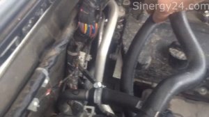 Установка предпускового подогревателя Атлант 2квт на Mitsubishi Padgero Sport 2013 г.в  дв. 6b31