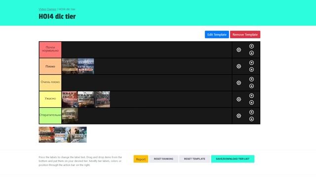 ТИР ЛИСТ ВСЕХ ОСНОВНЫХ DLC В HOI 4