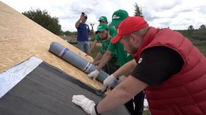 Монтаж мягкой, битумной черепицы. Подкладочные ковры ANDEREP от Технониколь.