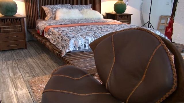 Zulu - восхитительно стильный и удобный кожаный стул (небольшое кресло) из экзотического массива смотреть онлайн